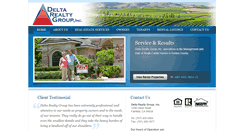 Desktop Screenshot of deltarealtygroupinc.com
